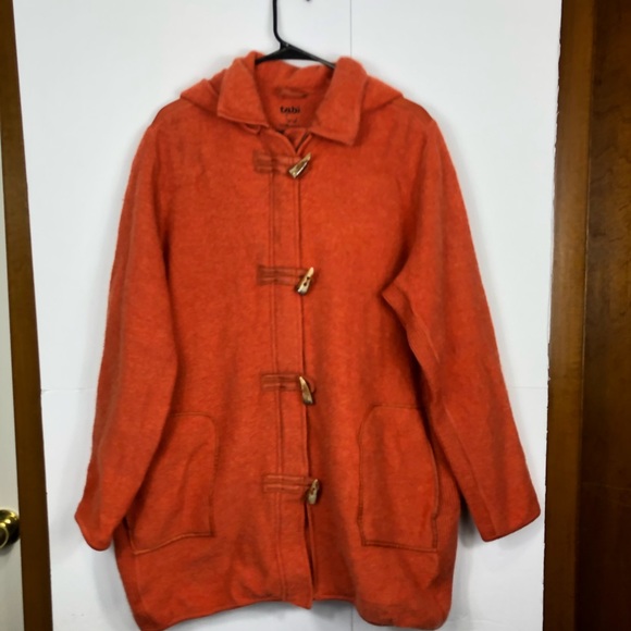 Vintage Tabi 100% Wool Duffle Coat Sz XL - Picture 1 of 13